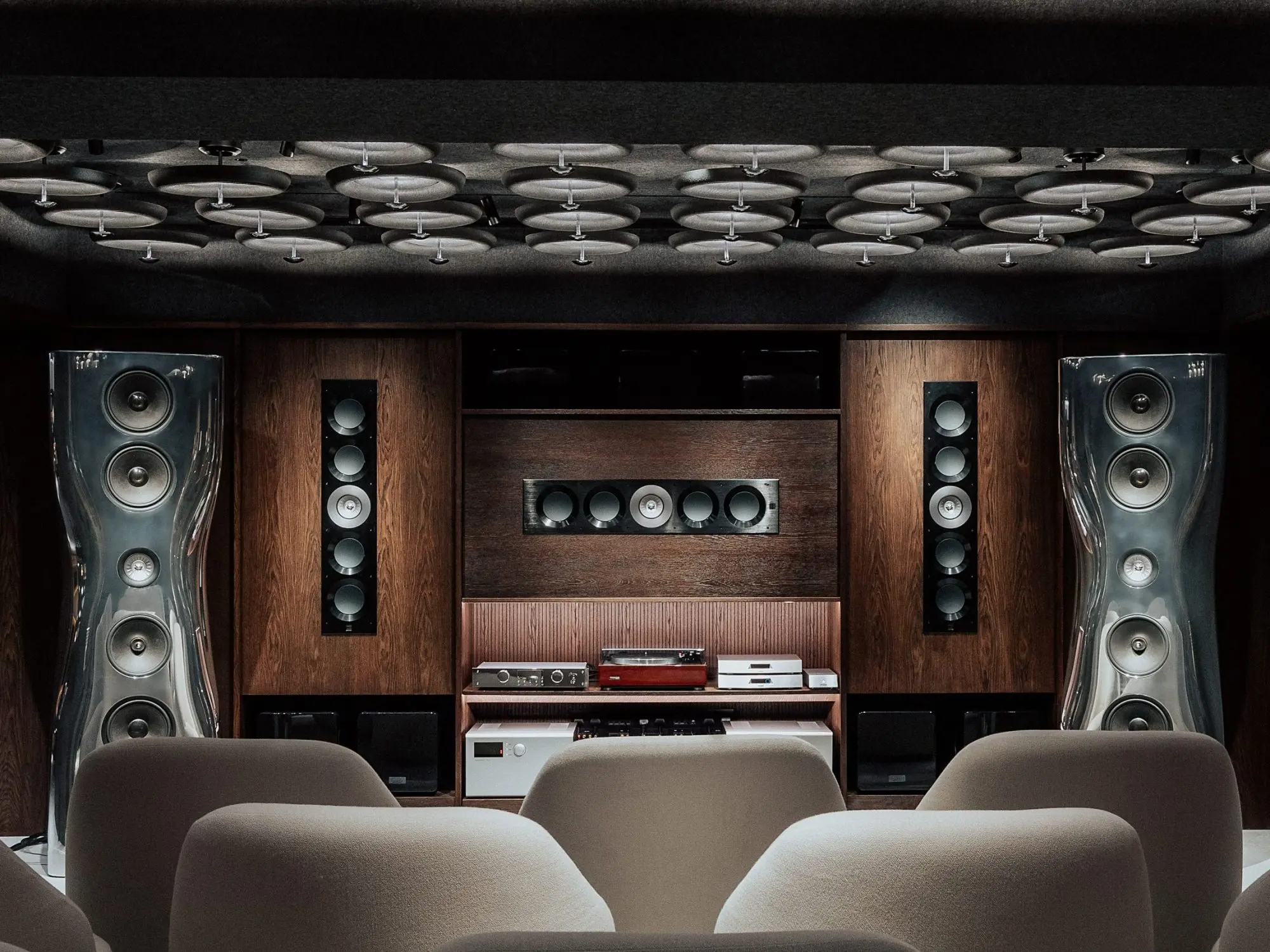 Living room lighting control interface