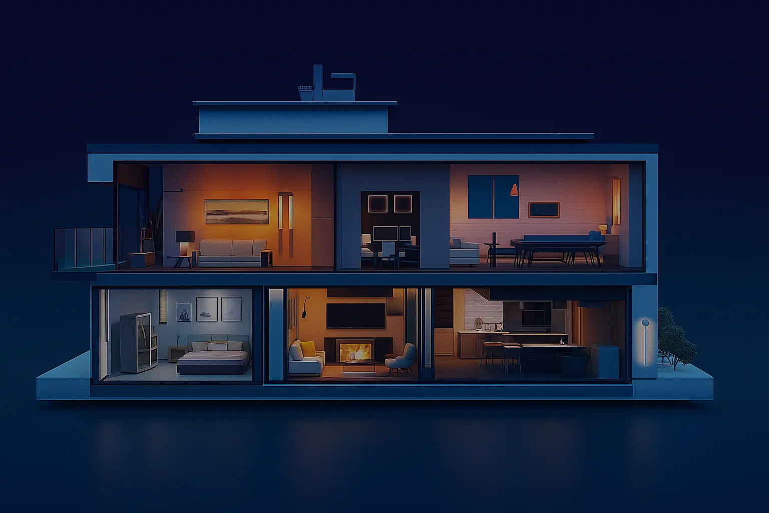 Smart home lighting system overview